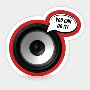 Motivational Speaker Sticker